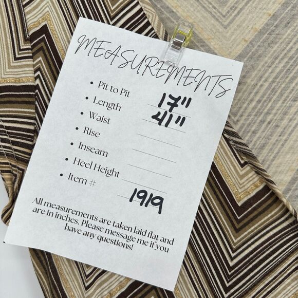 Naf Naf Womens Faux Wrap Midi Dress Size M Chevron Neutral Retro Office Stretch - Picture 3 of 9